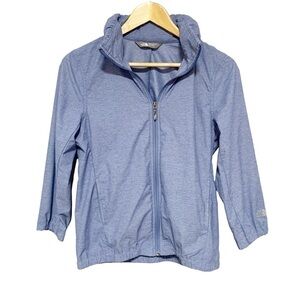 The North Face Purple Windbreaker Light  Rain Jacket Size S